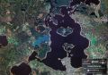 Роскосмос показал «голубое ожерелье» у границ Новгородчины