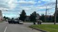 На улице Попова в Великом Новгороде столкнулись «Додж» и «Фольксваген»