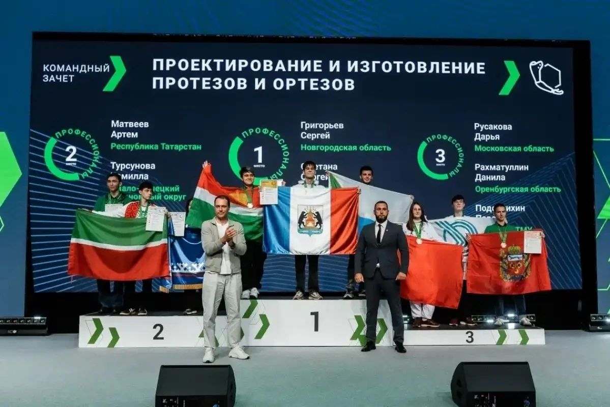 Новгородский студент занял первое командное место на чемпионате «Профессионалы» Новгородский студент занял первое командное место на чемпионате «Профессионалы»