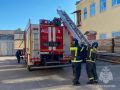 В Великом Новгороде горел баннер на стеле АЗС