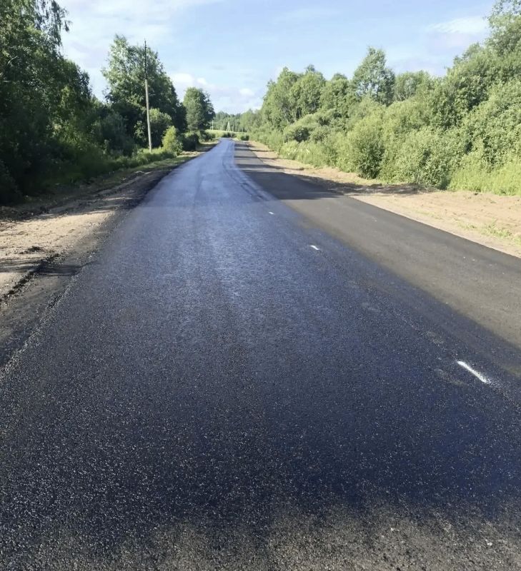 В Пестовском округе отремонтировали участок дороги