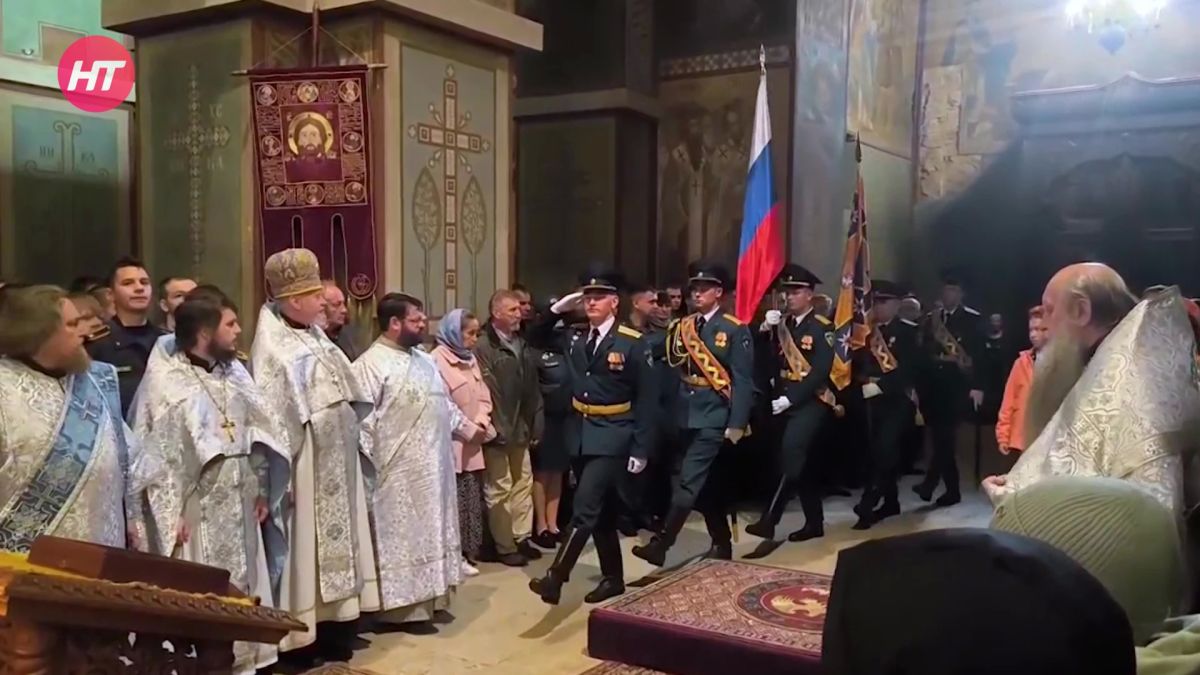 В Софийском соборе состоялось богослужение, посвященное иконе «Неопалимая купина»