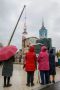 В Валдае на церкви Введения во храм Пресвятой Богородицы установили крест