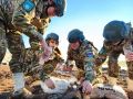 На «Семейной зарнице» Ладыгины из Старой Руссы учились обезвреживать «растяжки»