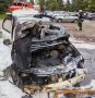 В Великом Новгороде сгорел легковой автомобиль