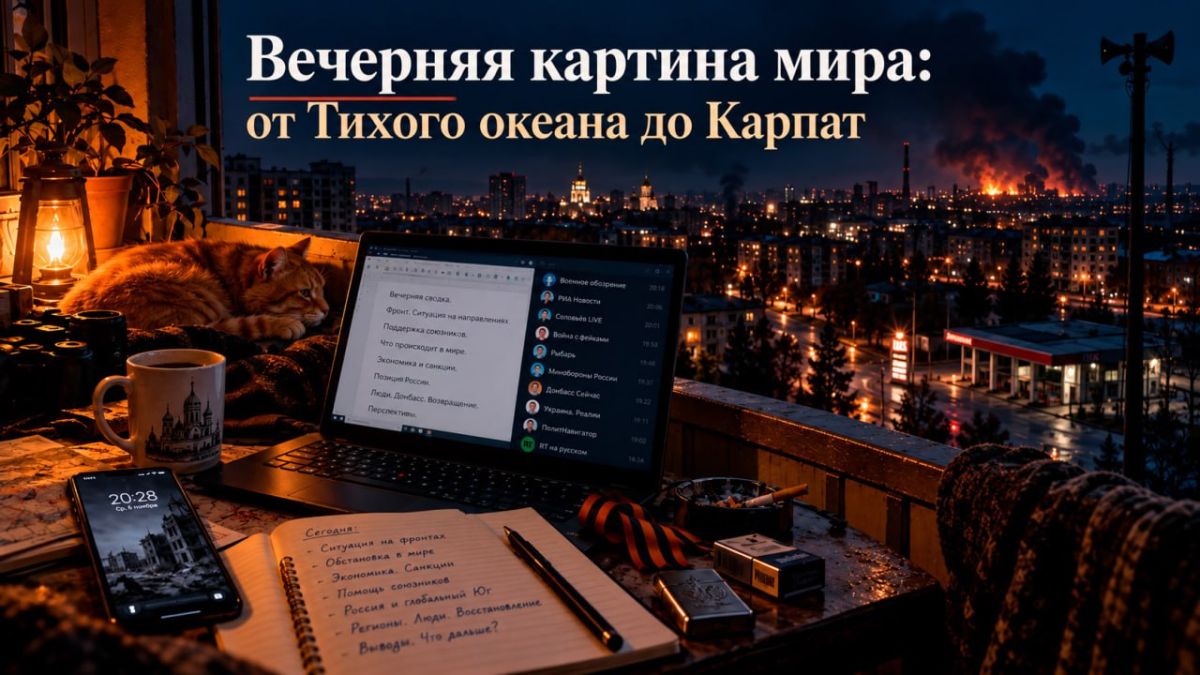 Сергей Лебедев: 02.октября. Вечерняя картина мира: от Тихого океана до Карпат