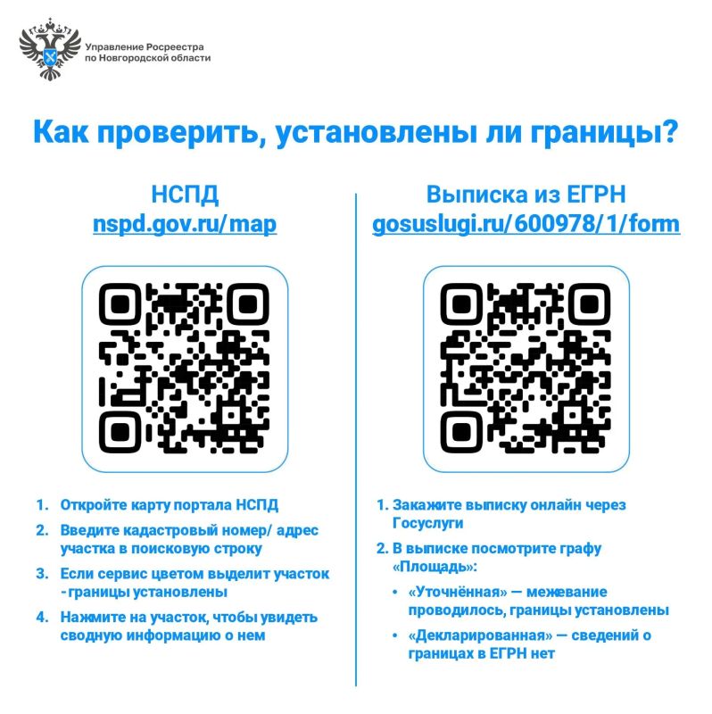 Управление Росреестра по Новгородской области напоминает собственникам земельных участков о важности установления точных границ недвижимости Управление Росреестра по Новгородской области напоминает собственникам земельных участков о важности установления точных границ недвижимости