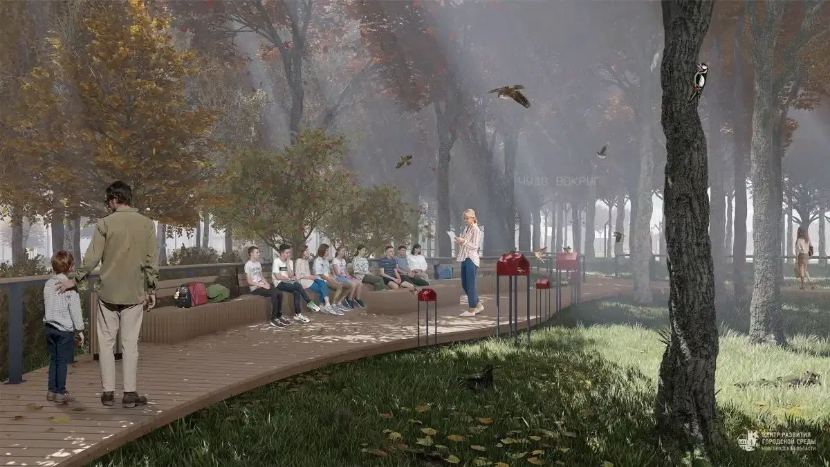 В чудовском парке создадут экомаршрут и «птичью столовую»