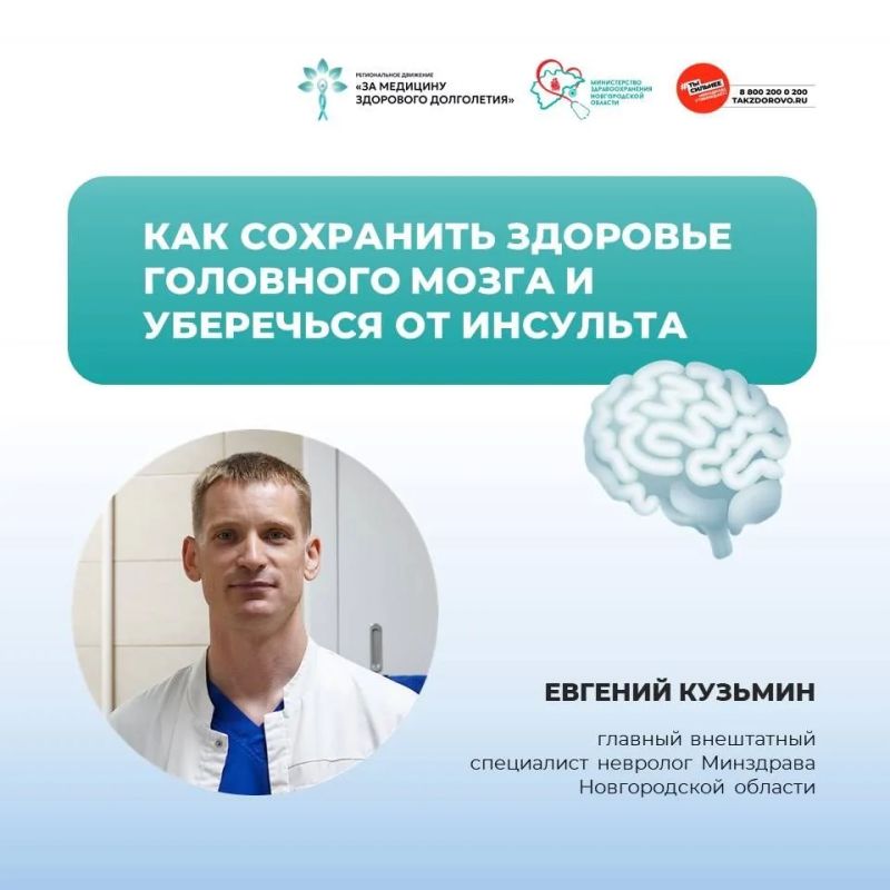 Как сохранить здоровье головного мозга и уберечься от инсульта?