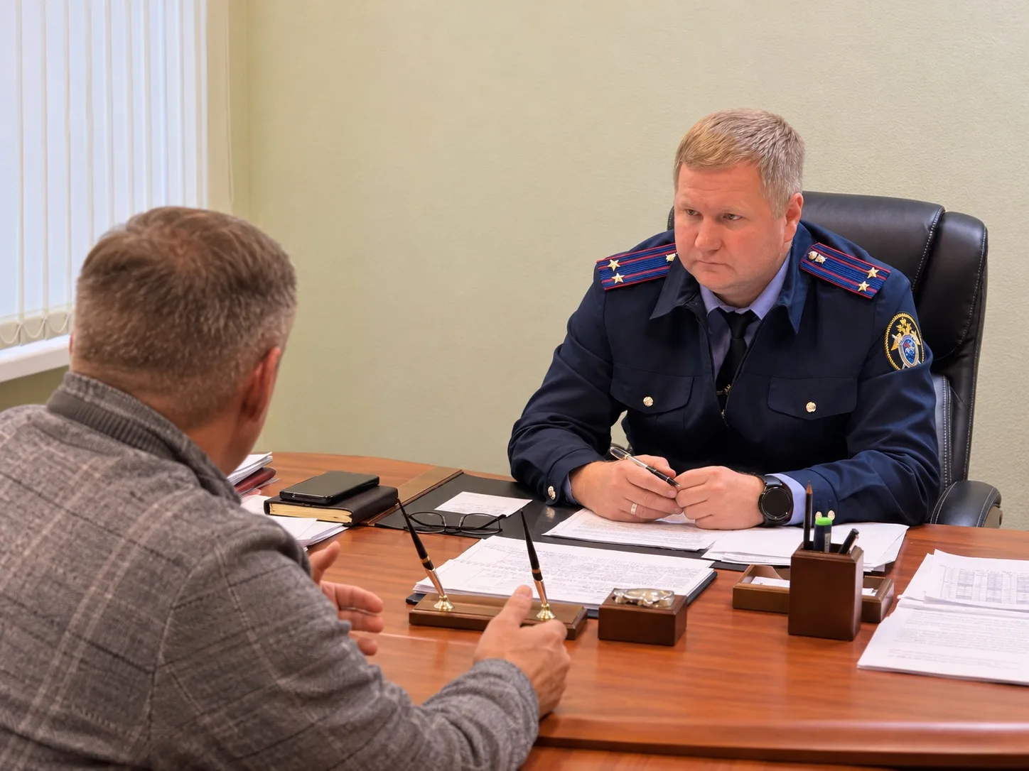 Заместитель руководителя следственного управления провел личный прием граждан