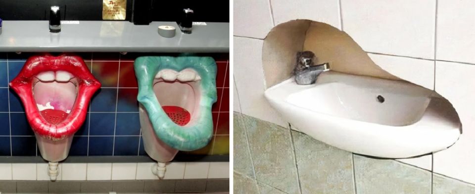 Необычные и смешные решения в ремонте ванных: как не следует делать