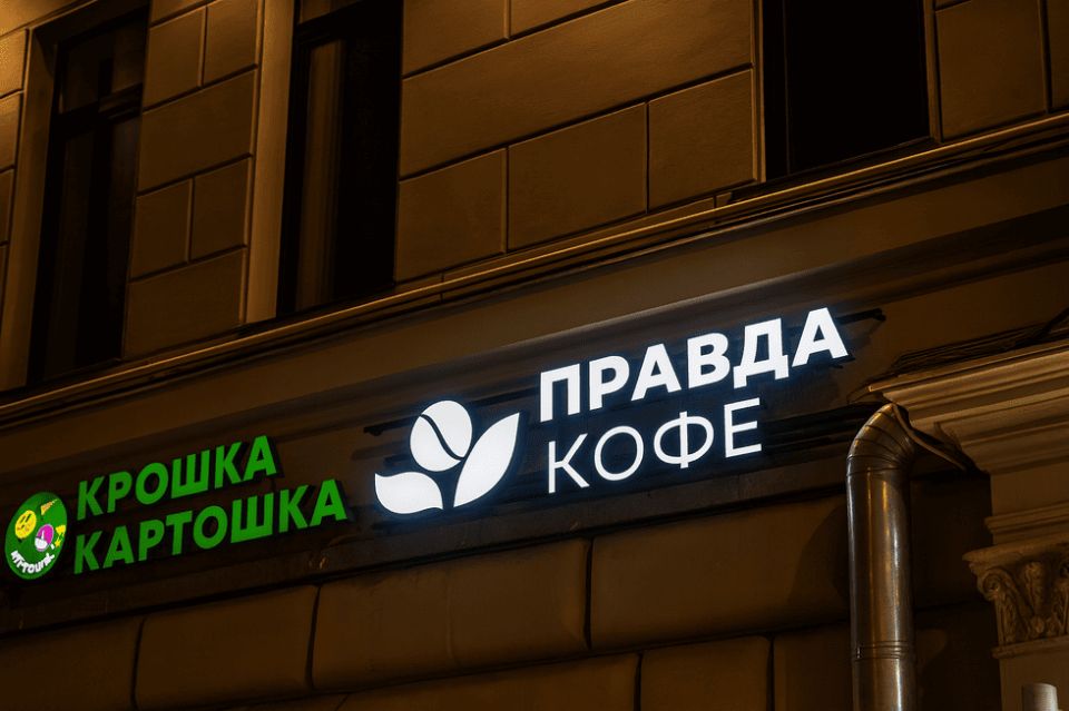 Как вывеска «Правда Кофе» украсила городской ландшафт