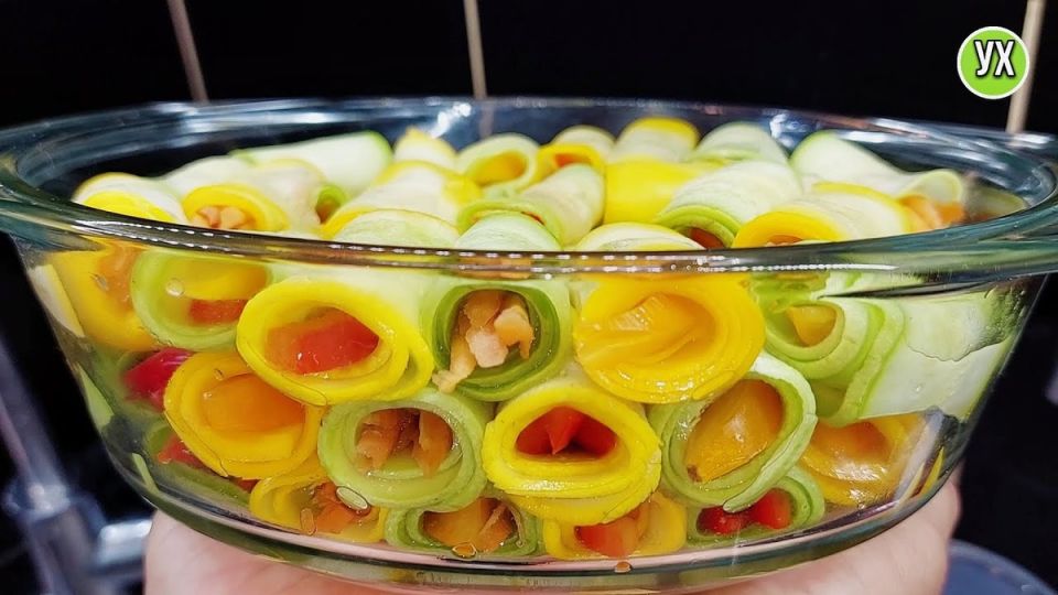 Кабачковые рулеты: Защитите свой летний стол с хрустящей закуской